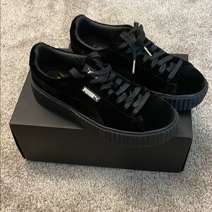 Fenty Puma Black Velvet Creepers